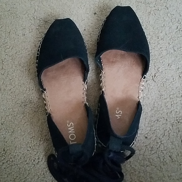 toms katalina suede espadrille flat